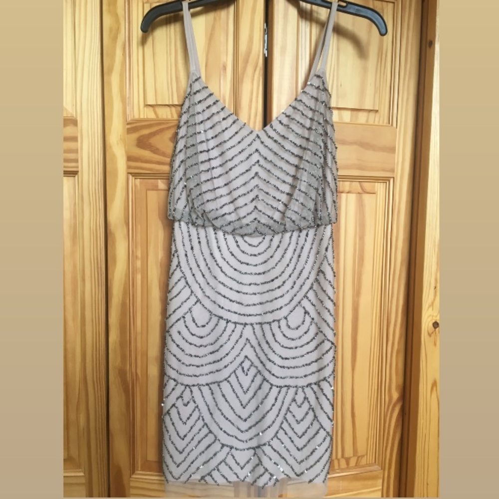 Adrianna Papell Beaded Dress